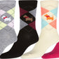 Sakkas Women's Poly Blend Soft and Stretchy Crew Pattern Socks Assorted 6-pack