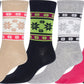 Sakkas Women's Poly Blend Soft and Stretchy Crew Pattern Socks Assorted 6-pack