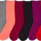 Sakkas Women's Poly Blend Soft and Stretchy Crew Pattern Socks Assorted 6-pack