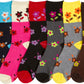 Sakkas Women's Poly Blend Soft and Stretchy Crew Pattern Socks Assorted 6-pack