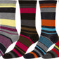 Sakkas Women's Poly Blend Soft and Stretchy Crew Pattern Socks Assorted 6-pack
