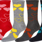 Sakkas Women's Poly Blend Soft and Stretchy Crew Pattern Socks Assorted 6-pack