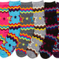 Sakkas Women's Poly Blend Soft and Stretchy Crew Pattern Socks Assorted 6-pack