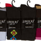 Sakkas Liea Ladies Colorful Unique Pattern / Solid Knee High Socks Assorted 6-Pack