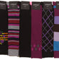 Sakkas Liea Ladies Colorful Unique Pattern / Solid Knee High Socks Assorted 6-Pack