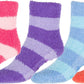 Sakkas Super Soft Anti-Slip Fuzzy Ankle Socks Value Assorted 6-Pack