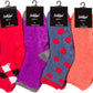 Sakkas Super Soft Anti-Slip Fuzzy Ankle Socks Value Assorted 6-Pack