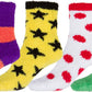 Sakkas Super Soft Anti-Slip Fuzzy Ankle Socks Value Assorted 6-Pack