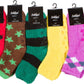 Sakkas Super Soft Anti-Slip Fuzzy Ankle Socks Value Assorted 6-Pack