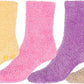 Sakkas Super Soft Anti-Slip Fuzzy Ankle Socks Value Assorted 6-Pack