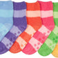 Sakkas Super Soft Anti-Slip Fuzzy Ankle Socks Value Assorted 6-Pack