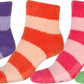 Sakkas Super Soft Anti-Slip Fuzzy Ankle Socks Value Assorted 6-Pack