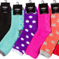 Sakkas Super Soft Anti-Slip Fuzzy Crew Socks Value Assorted 6-Pack