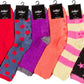 Sakkas Super Soft Anti-Slip Fuzzy Crew Socks Value Assorted 6-Pack