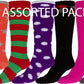 Sakkas Womens Super Soft Anti-Slip Fuzzy Knee High Socks Value Assorted 6-Pack