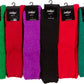 Sakkas Womens Super Soft Anti-Slip Fuzzy Knee High Socks Value Assorted 6-Pack