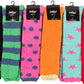 Sakkas Womens Super Soft Anti-Slip Fuzzy Knee High Socks Value Assorted 6-Pack