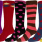 Sakkas Womens Super Soft Anti-Slip Fuzzy Knee High Socks Value Assorted 6-Pack