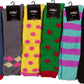 Sakkas Womens Super Soft Anti-Slip Fuzzy Knee High Socks Value Assorted 6-Pack