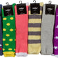 Sakkas Womens Super Soft Anti-Slip Fuzzy Knee High Socks Value Assorted 6-Pack