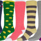 Sakkas Womens Super Soft Anti-Slip Fuzzy Knee High Socks Value Assorted 6-Pack