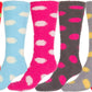 Sakkas Womens Super Soft Anti-Slip Fuzzy Knee High Socks Value Assorted 6-Pack
