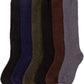 Sakkas Womens Super Soft Anti-Slip Fuzzy Knee High Socks Value Assorted 6-Pack