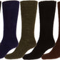 Sakkas Womens Super Soft Anti-Slip Fuzzy Knee High Socks Value Assorted 6-Pack