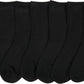 Sakkas Boy's Playful Pattern Assorted Crew Socks 6-Pack