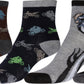 Sakkas Boy's Playful Pattern Assorted Crew Socks 6-Pack