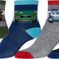 Sakkas Boy's Playful Pattern Assorted Crew Socks 6-Pack