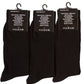 Sakkas Mens Cotton Blend Pattern And Ribbed Dress Socks Value 6-Pack