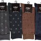 Sakkas Mens Pattern Dress Socks Value Assorted 6-Pack