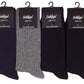 Sakkas Men's Cotton Blend Ribbed Dress Socks