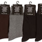 Sakkas Men's Cotton Blend Ribbed Dress Socks