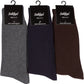 Sakkas Men's Cotton Blend Ribbed Dress Socks