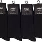 Sakkas Men's Cotton Blend Ribbed Dress Socks