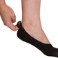 Sakkas Women's Footsies Solid Shoe Foot Invisible Liner No Show Socks - 4 Pack
