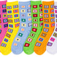 Sakkas Women's Fun Colorful Design Poly Blend Crew Socks Assorted 6-Pack