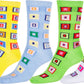 Sakkas Women's Fun Colorful Design Poly Blend Crew Socks Assorted 6-Pack