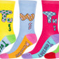 Sakkas Women's Fun Colorful Design Poly Blend Crew Socks Assorted 6-Pack