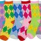 Sakkas Women's Fun Colorful Design Poly Blend Crew Socks Assorted 6-Pack