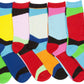 Sakkas Women's Fun Colorful Design Poly Blend Crew Socks Assorted 6-Pack