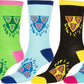 Sakkas Women's Fun Colorful Design Poly Blend Crew Socks Assorted 6-Pack