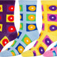 Sakkas Women's Fun Colorful Design Poly Blend Crew Socks Assorted 6-Pack