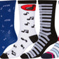 Sakkas Women's Fun Colorful Design Poly Blend Crew Socks Assorted 6-Pack