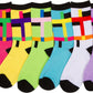 Sakkas Women's Fun Colorful Design Poly Blend Crew Socks Assorted 6-Pack