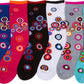 Sakkas Women's Fun Colorful Design Poly Blend Crew Socks Assorted 6-Pack