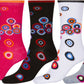 Sakkas Women's Fun Colorful Design Poly Blend Crew Socks Assorted 6-Pack