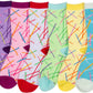 Sakkas Women's Fun Colorful Design Poly Blend Crew Socks Assorted 6-Pack